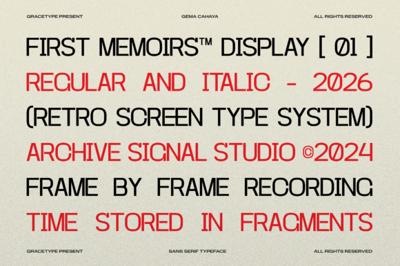 First Memoirs Font - Preview 2