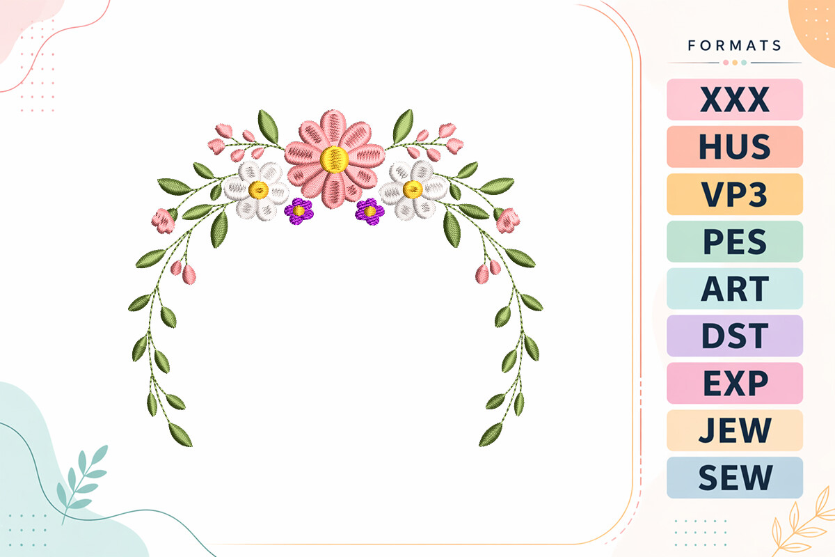 Floral Frame Flower Border
