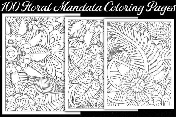 Mandala Coloring Pages Graphic by Pixvera · Creative Fabrica