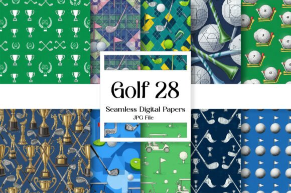 Golf Digital Paper Pack