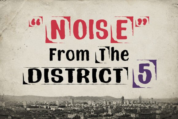 Ink District Font PNG with transparent background - Preview 6