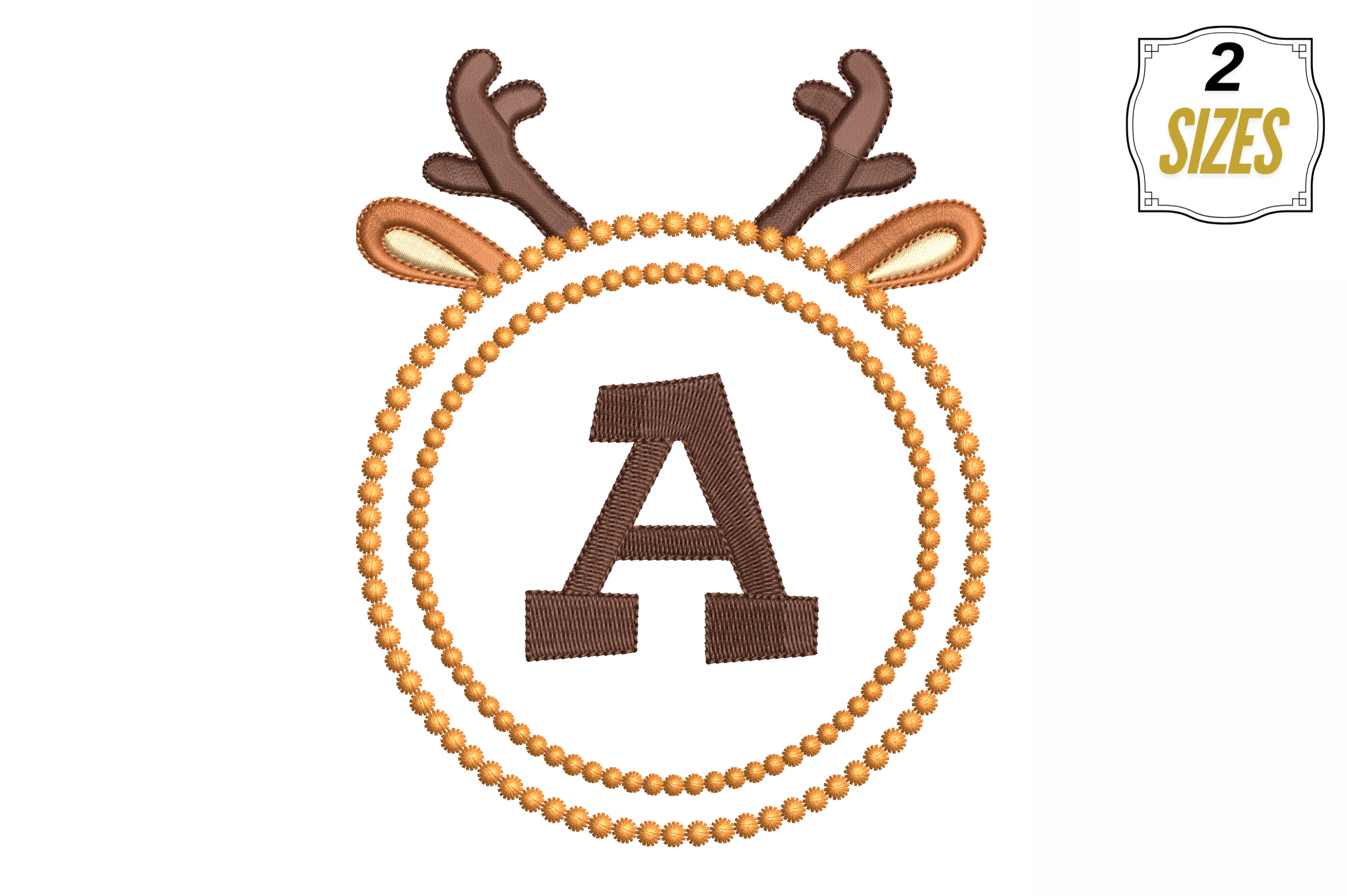 Letter a in Cute Frame