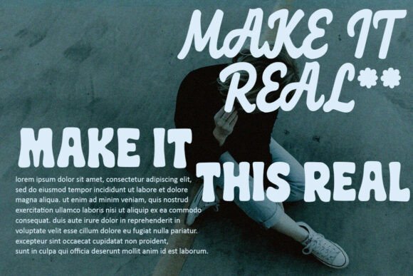 Mad Vibes Font PNG with transparent background - Preview 5