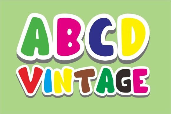 Matcha Bubble Font PNG with transparent background - Preview 2