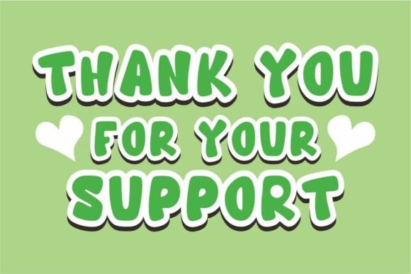 Matcha Bubble Font PNG with transparent background - Preview 3