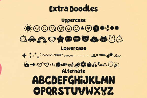 Migo Wise Font PNG with transparent background - Preview 6