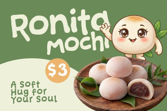 Mochi Green Font font preview - 1