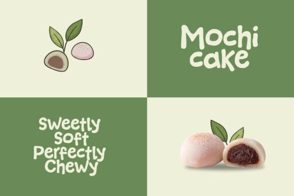 Mochi Green Font font preview - 4