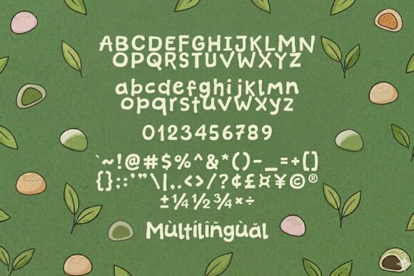 Mochi Green Font font preview - 5