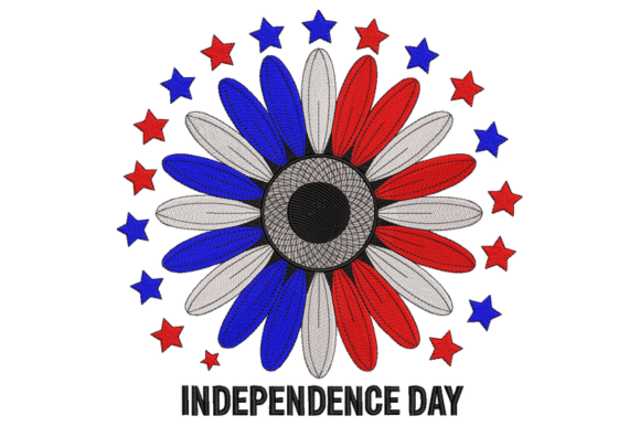 Patriotic Sunflower