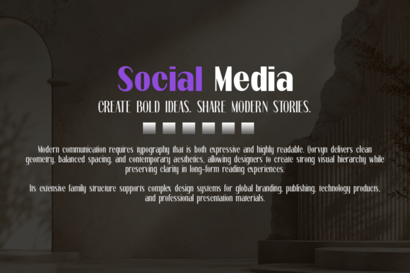 Qorvyn Font PNG with transparent background - Preview 1