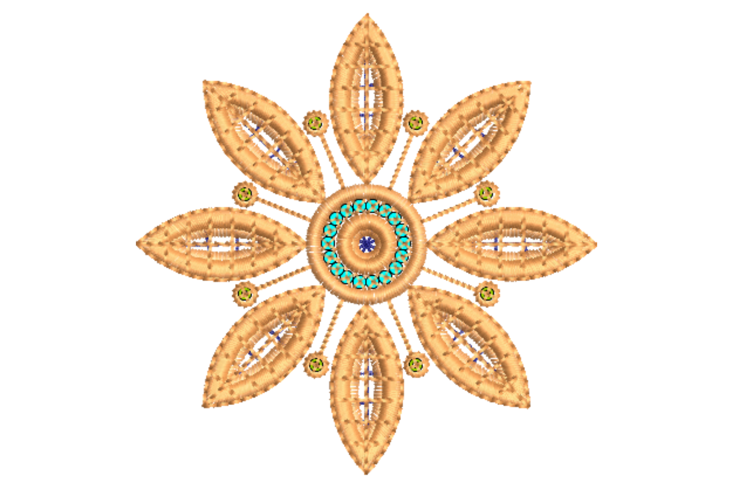 Rose Embroidery Design