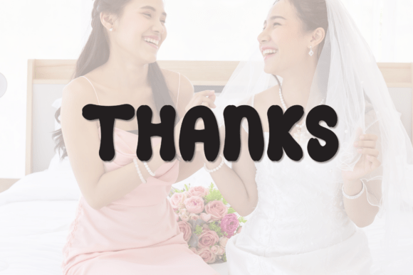 Sister Wedding Font PNG with transparent background - Preview 6