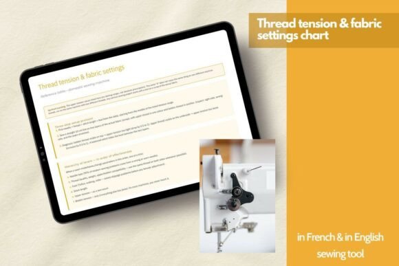 Thread Tension & Fabric Settings Chart