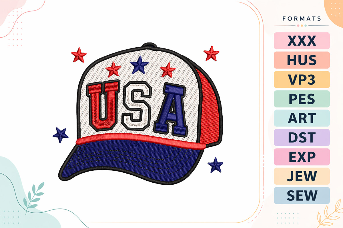 USA Patriotic Cap 4th of July