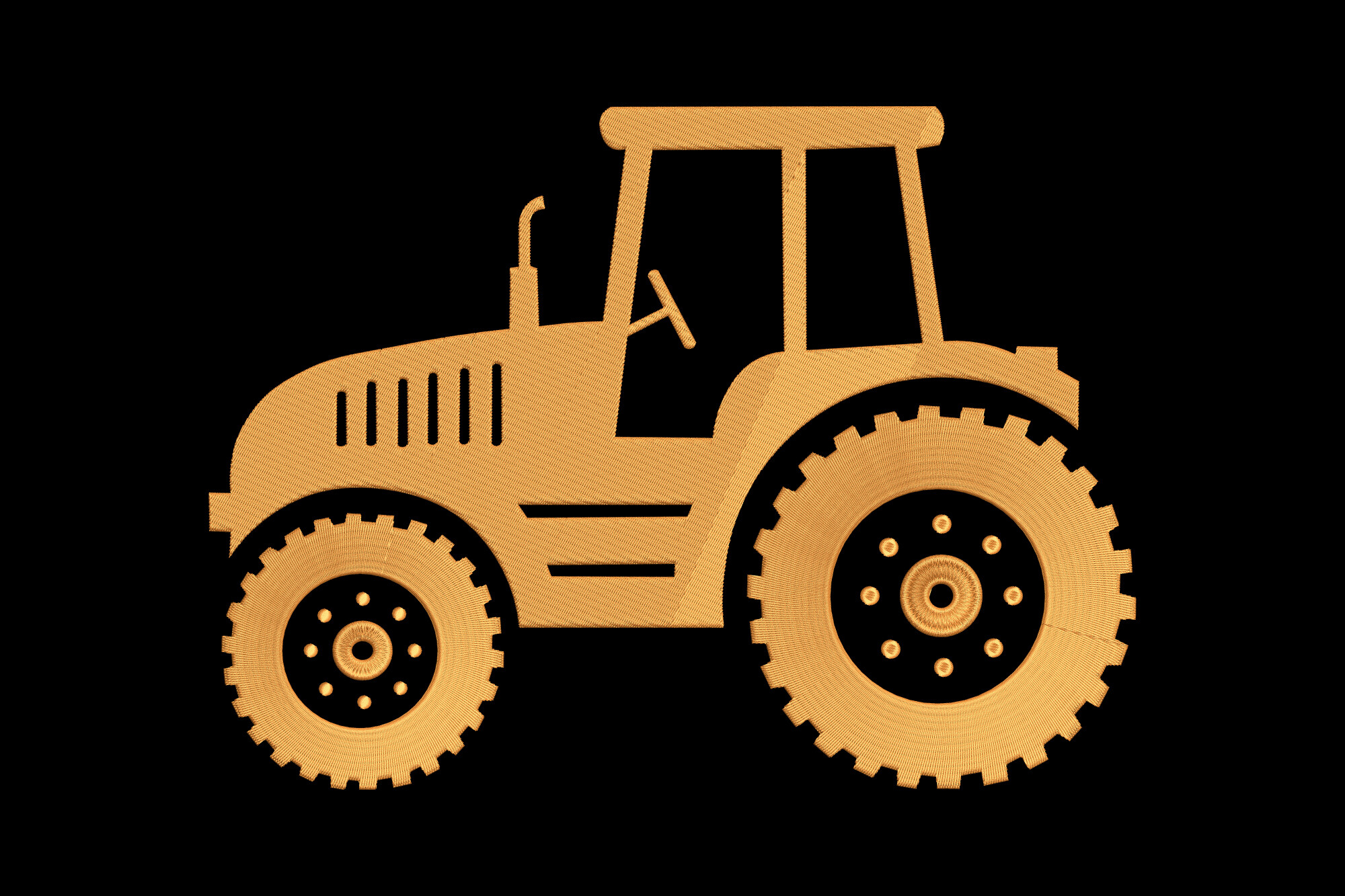 Yellow Tractor