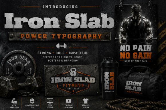 All-in-one Mega Bundle Font PNG with transparent background - Preview 4