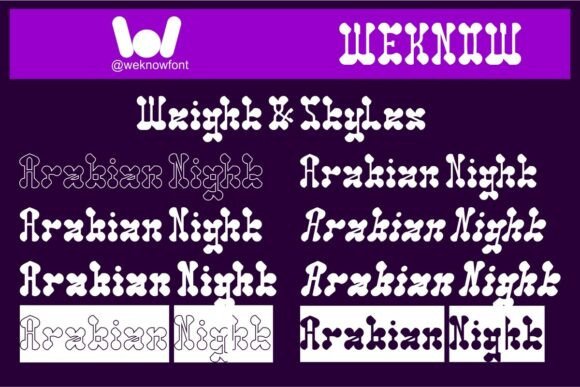 Arabian Night Font - Preview 5
