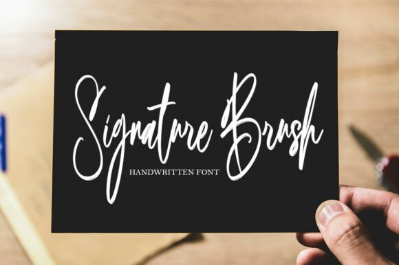 Authentic Brush Font - Preview 5