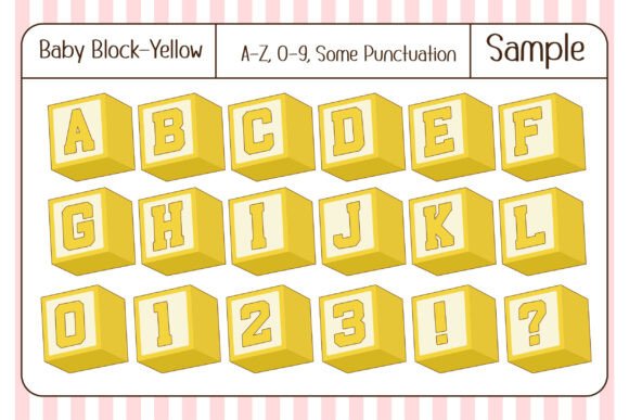 Baby Block Font - Preview 3