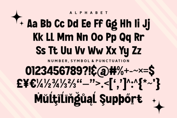 Black Chunky Font - Preview 5