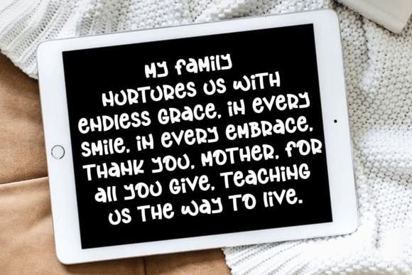 Black Window Font - Preview 3