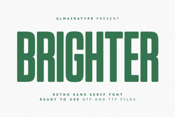Brighter Czcionki Bezszeryfowe Czcionka Przez Almairatype Studio