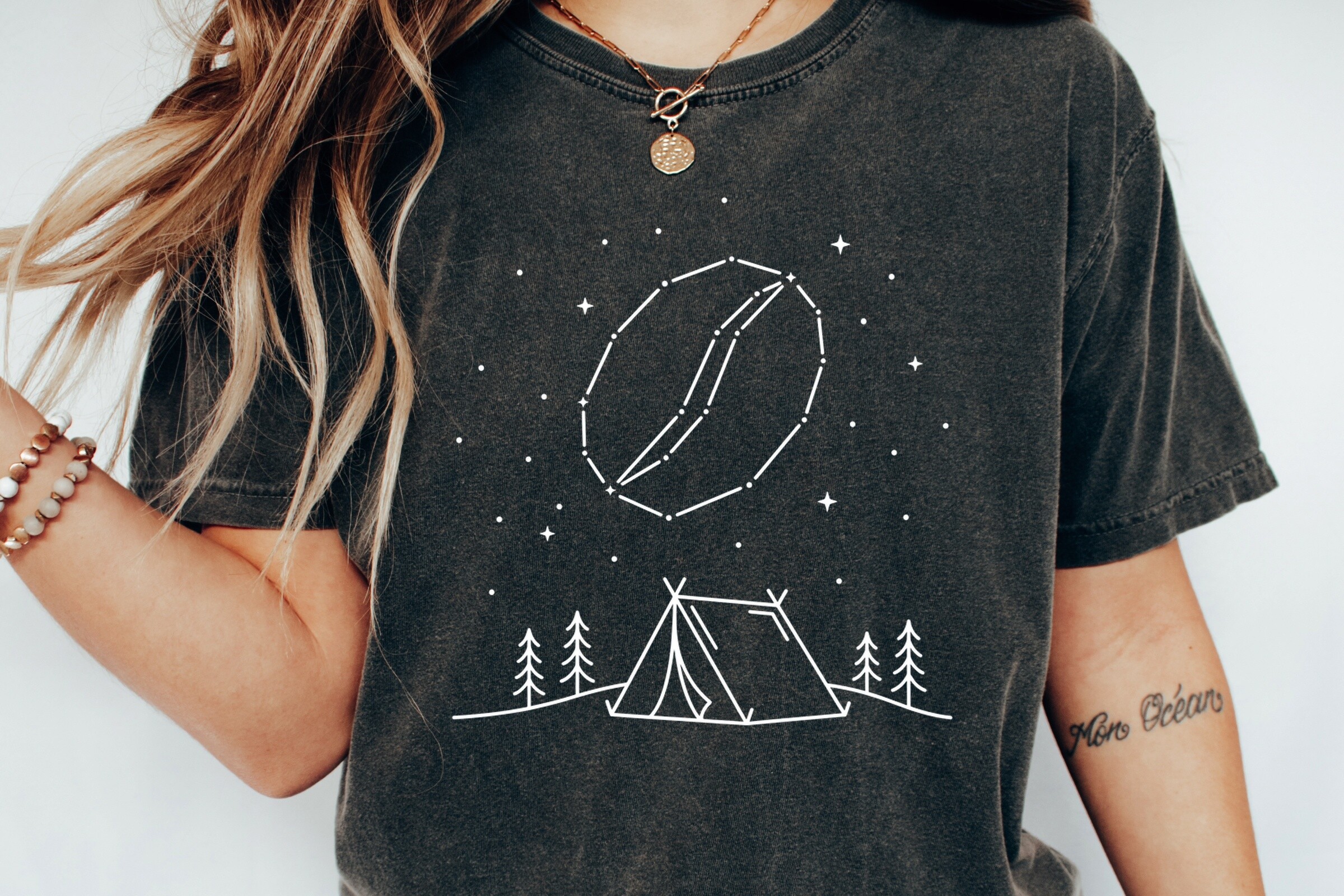 Coffee Bean Constellation Camping Png