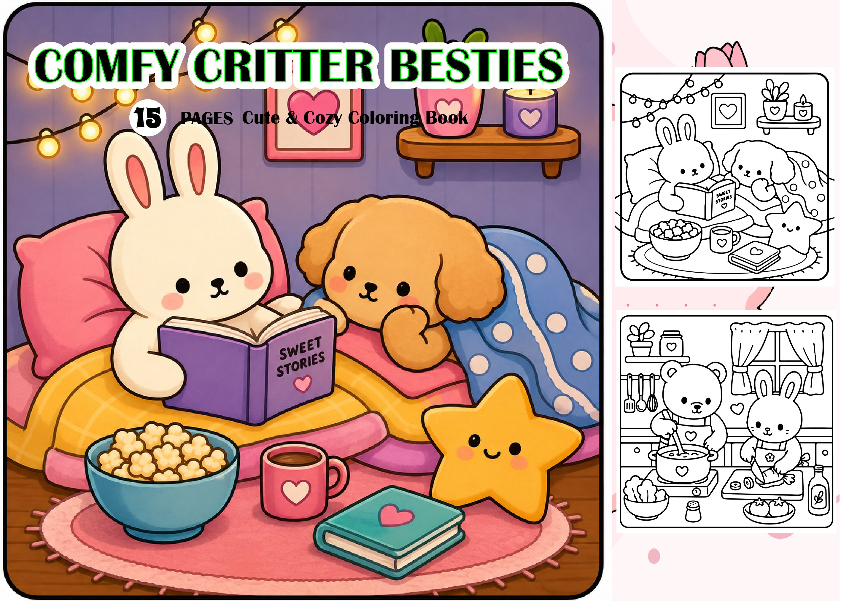 Comfy Critter Besties Cute & Cozy Color