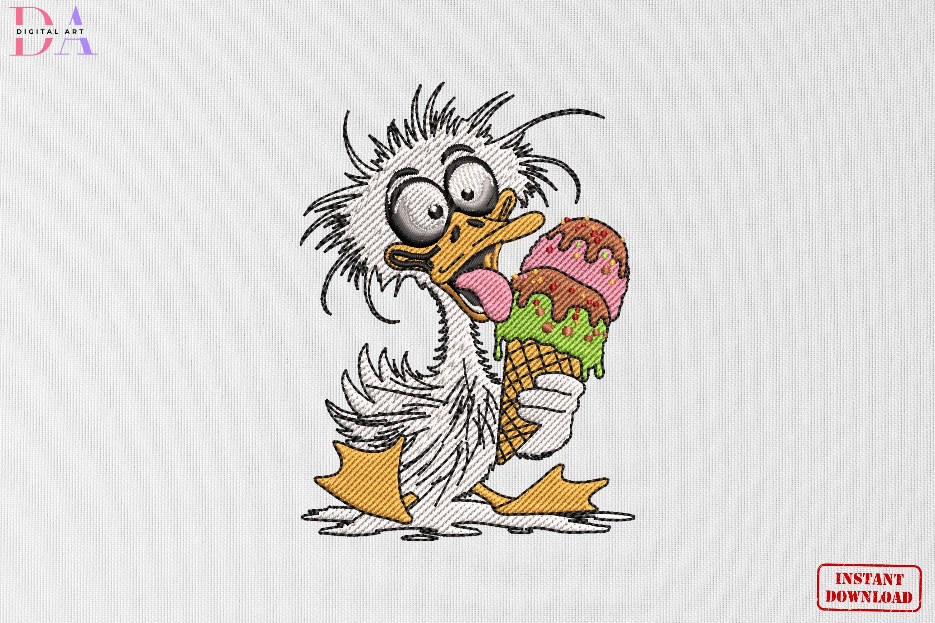 Crazy Duck Ice Cream Delight