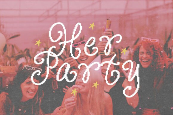 Curly Blush Font - Preview 2