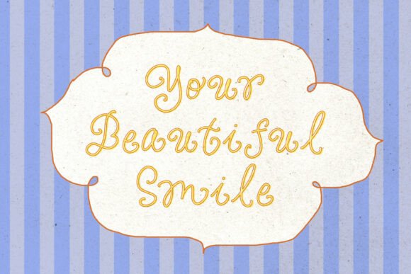 Curly Blush Font - Preview 3