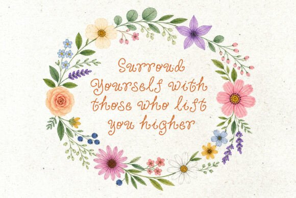 Curly Blush Font - Preview 5
