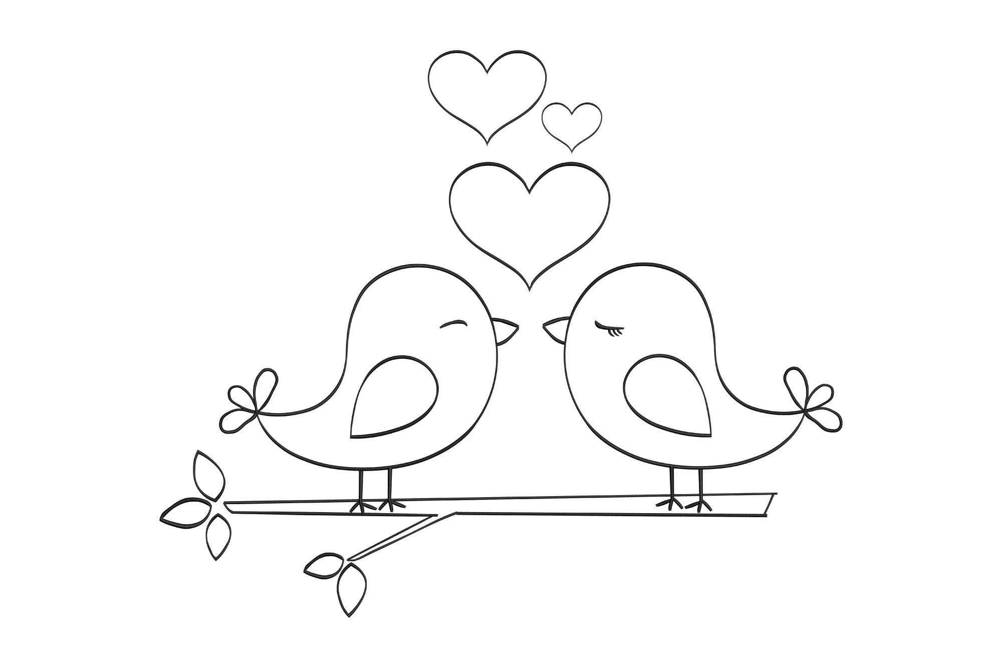Cute Love Birds