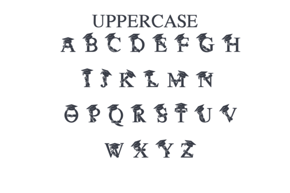 Graduation Font - Preview 1