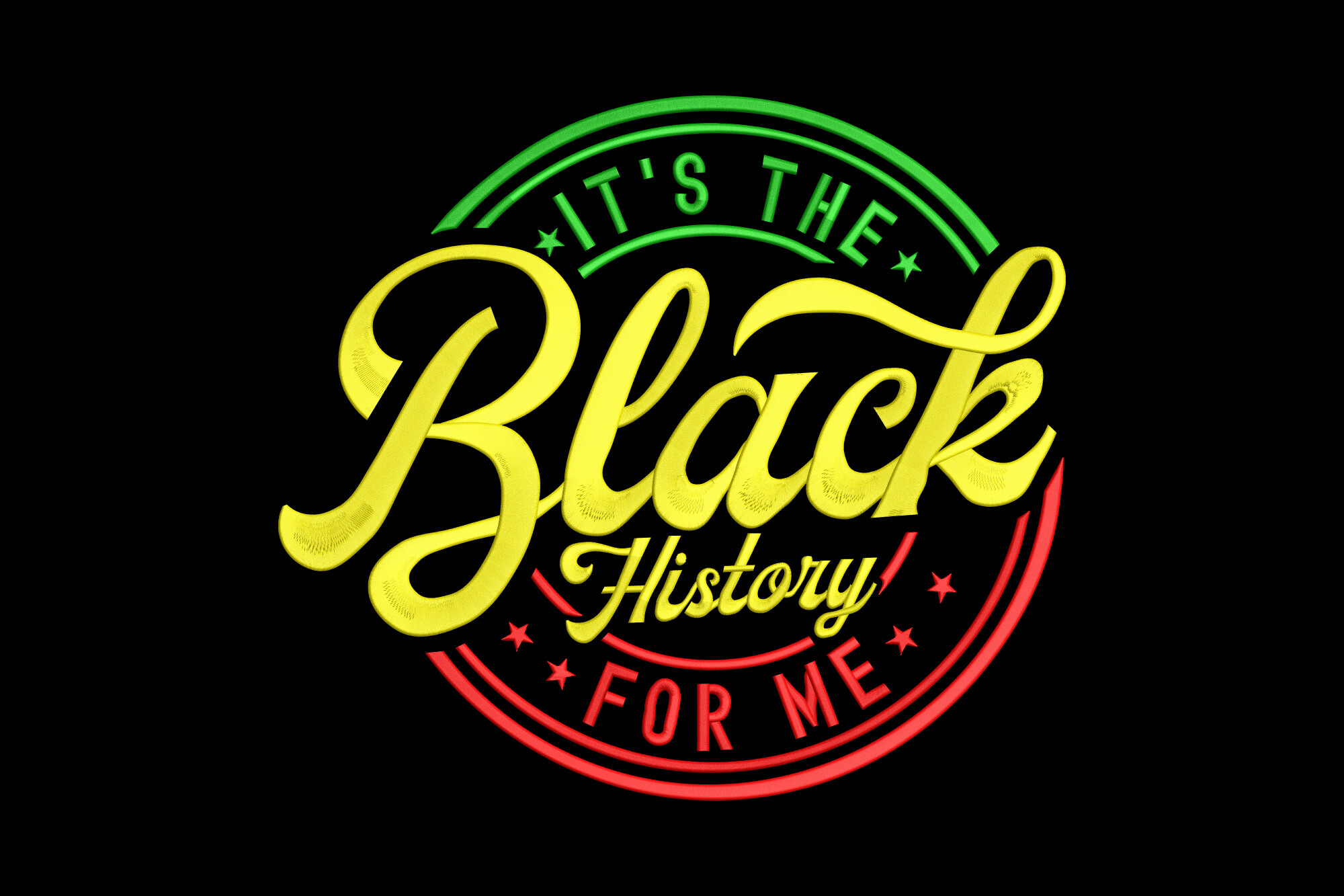 It's the Black History for Me