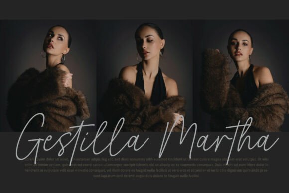 Justine Signature Font PNG with transparent background - Preview 1