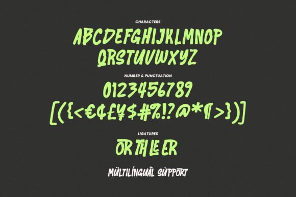 Lemert Morlet Font PNG with transparent background - Preview 5