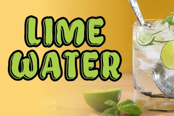 Lemon Cytrus Font PNG with transparent background - Preview 1