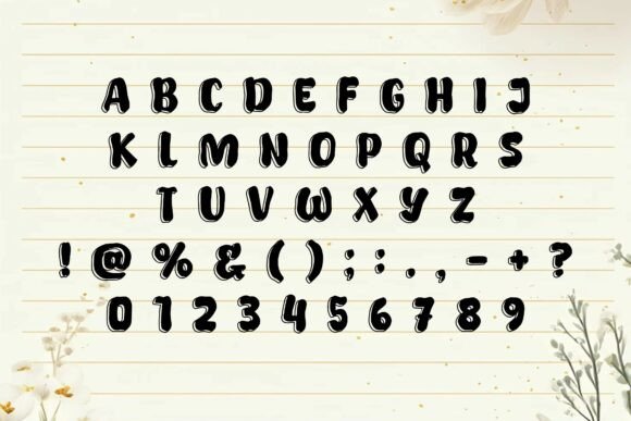 Lemon Cytrus Font PNG with transparent background - Preview 4