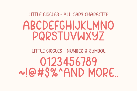 Little Giggles Font PNG with transparent background - Preview 1
