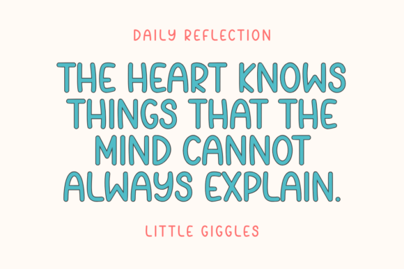 Little Giggles Font PNG with transparent background - Preview 2