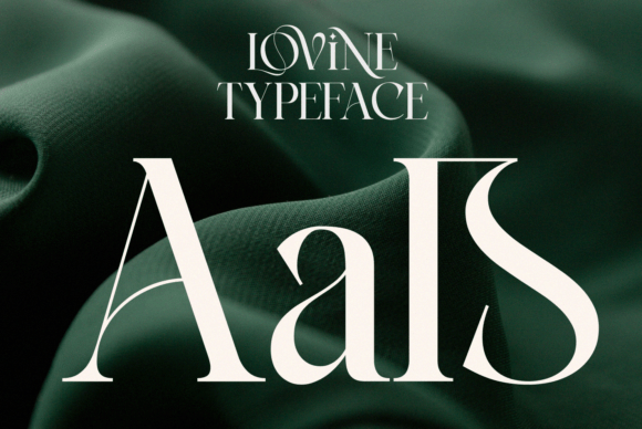 Lovine Font PNG with transparent background - Preview 2