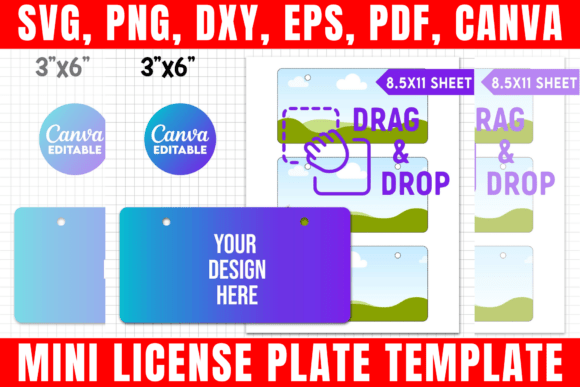 210 License Plate Designs & Graphics