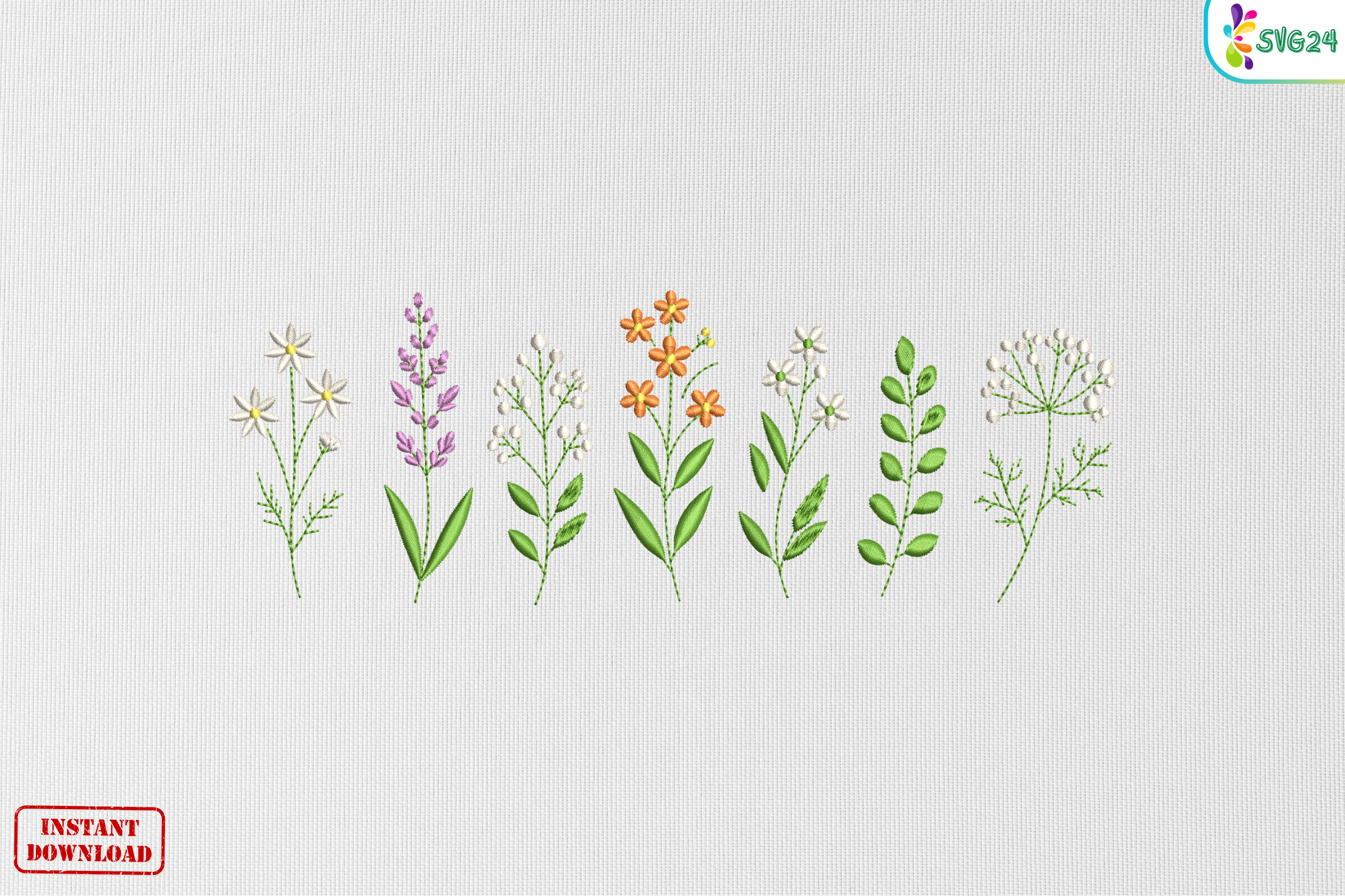 Minimal Wildflower Stem Collection