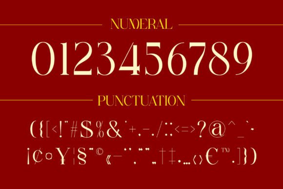 Morinna Font PNG with transparent background - Preview 4