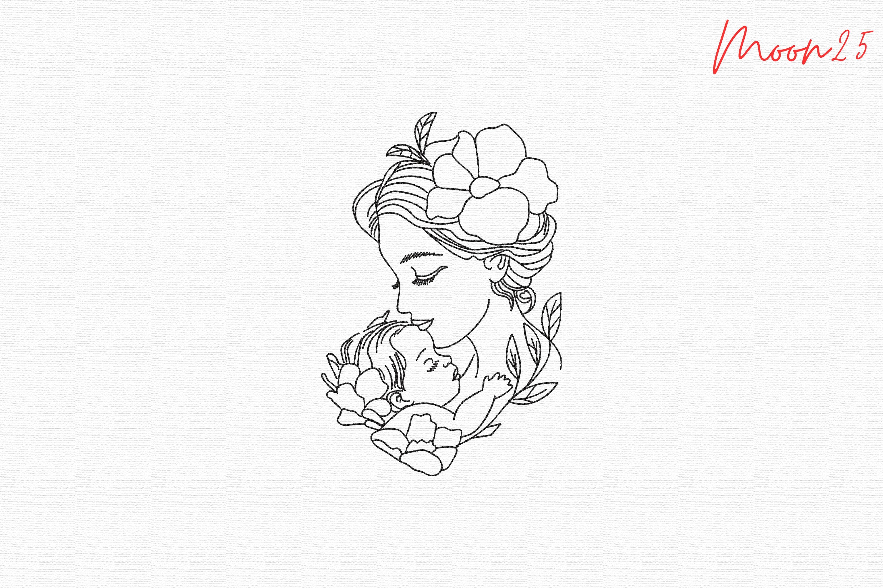 Mother Baby Floral
