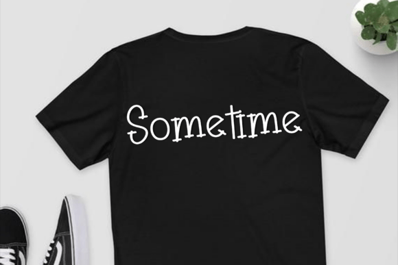 Note Children Font PNG with transparent background - Preview 1