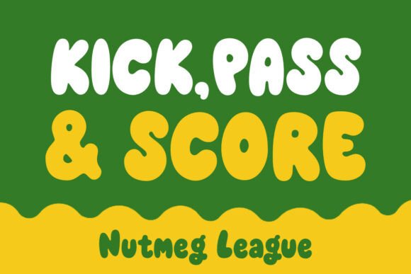 Nutmeg League Font PNG with transparent background - Preview 4