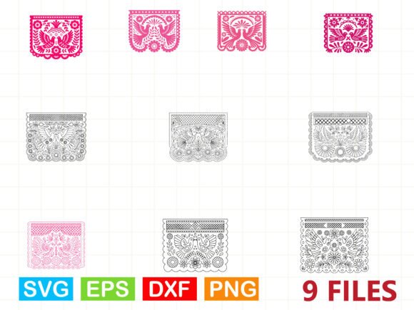 Papel Picado Day of the Dead - Two Birds